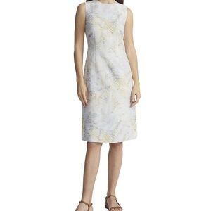Lafayette 148 New York Harpson Sleeveless Midi Dress